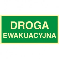 Znak "Droga ewakuacyjna"