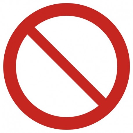 Znak "Ogólnego zakazu"