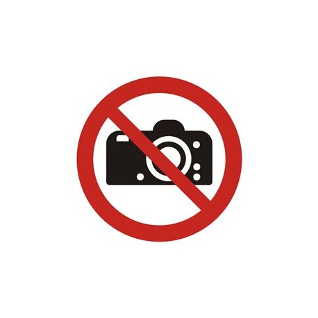 Znak "Zakaz fotografowania"