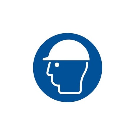 Znak "Nakaz stosowania ochrony głowy"